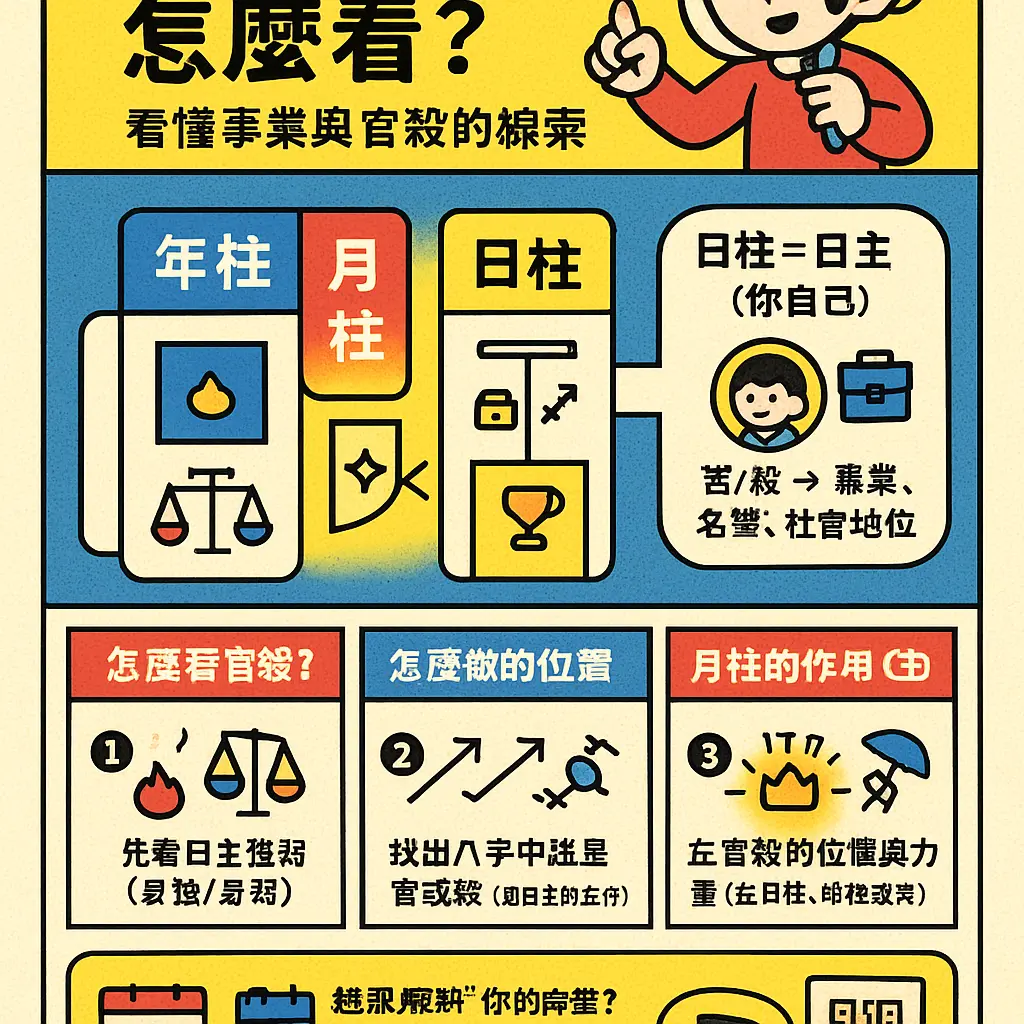 生辰八字怎麼看 - 月柱