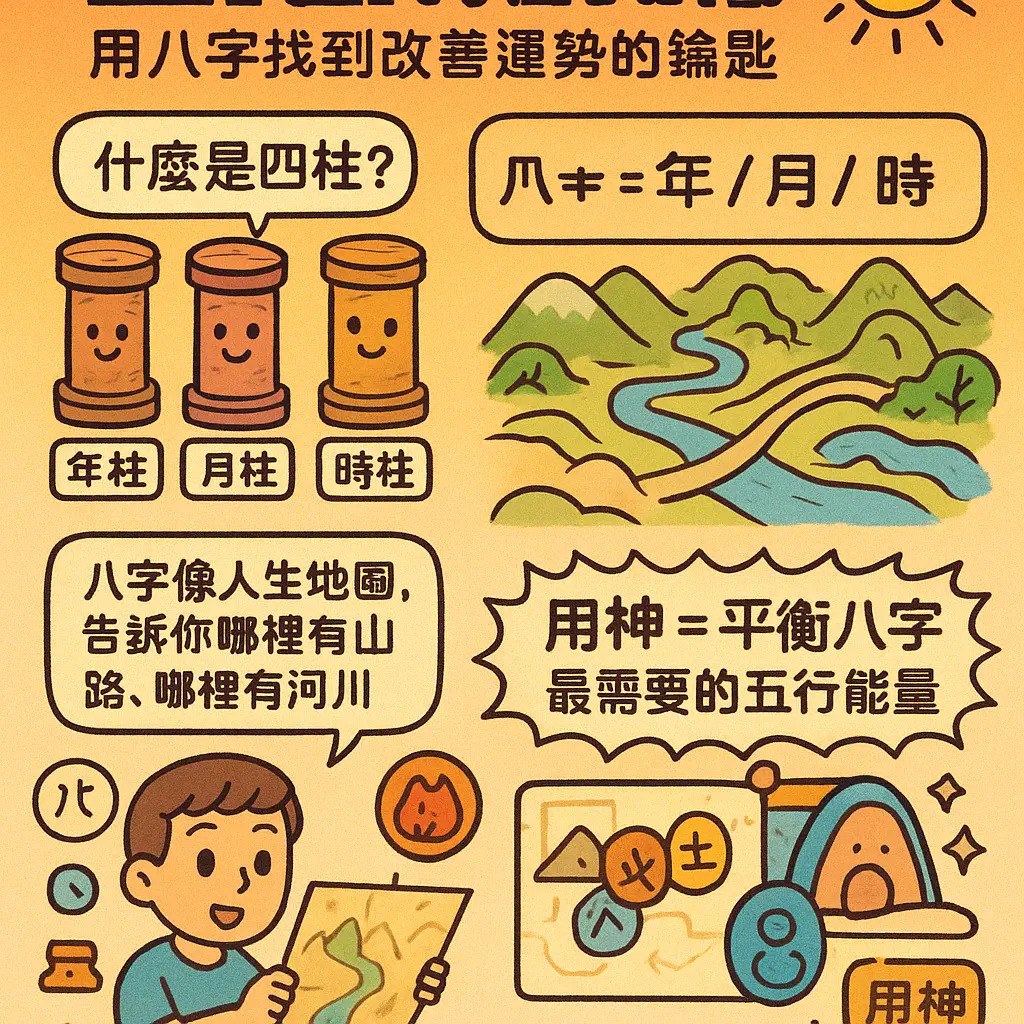 八字哪八字 - 四柱