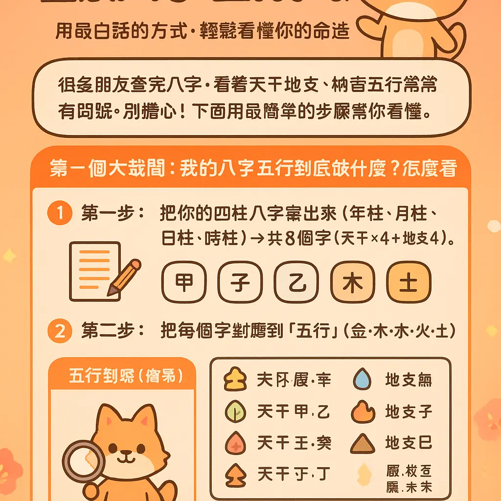 生辰八字查詢對照表 - 命理分析