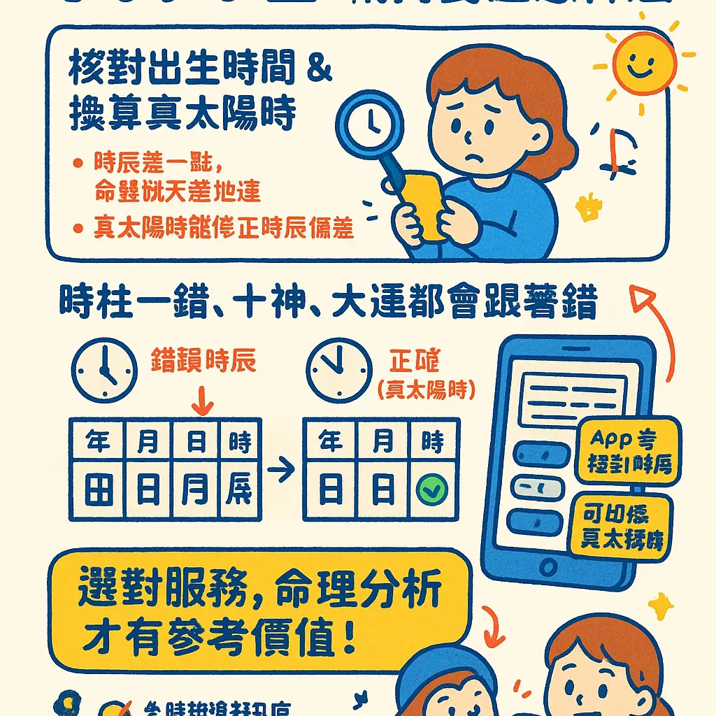 生辰八字查詢 - 八字大運