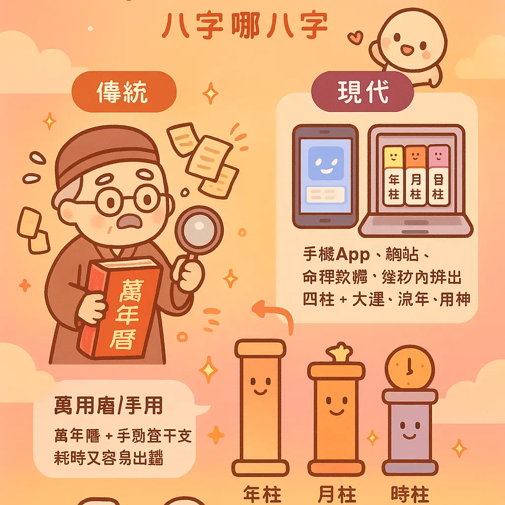 八字哪八字 - 四柱八字