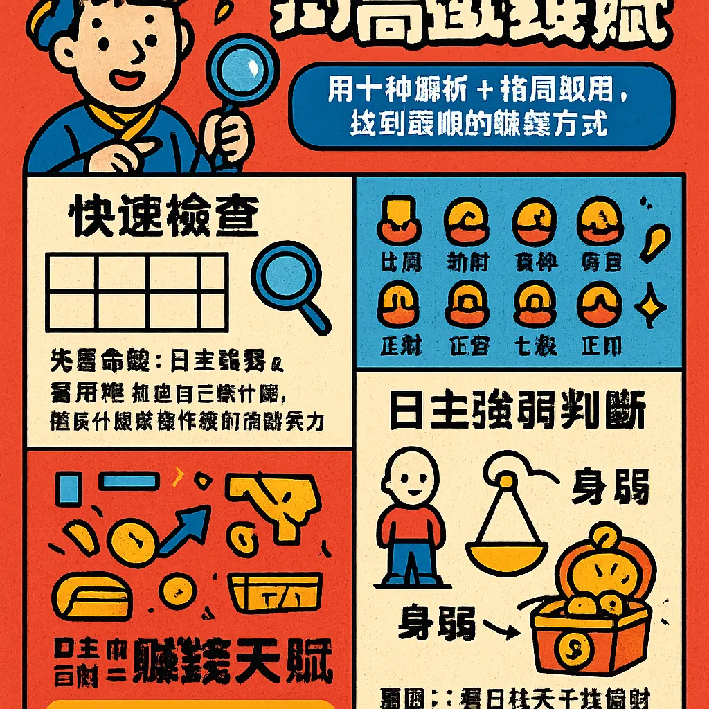 生辰八字怎麼看 - 命盤