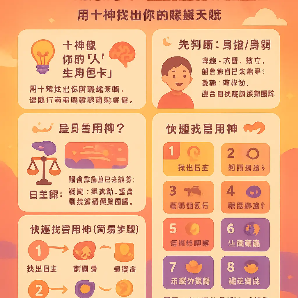 生辰八字查詢 - 喜用神