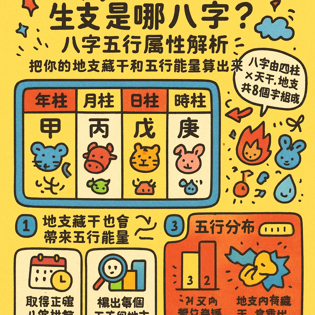 生辰八字是哪八字 - 地支