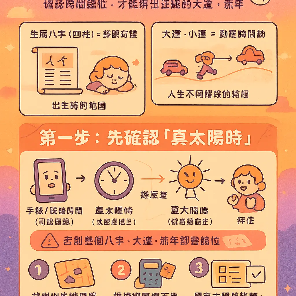 生辰八字查詢 - 真太陽時